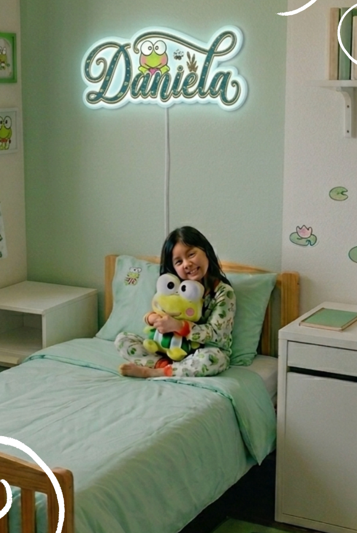 Lampara LED Personalizada con nombre