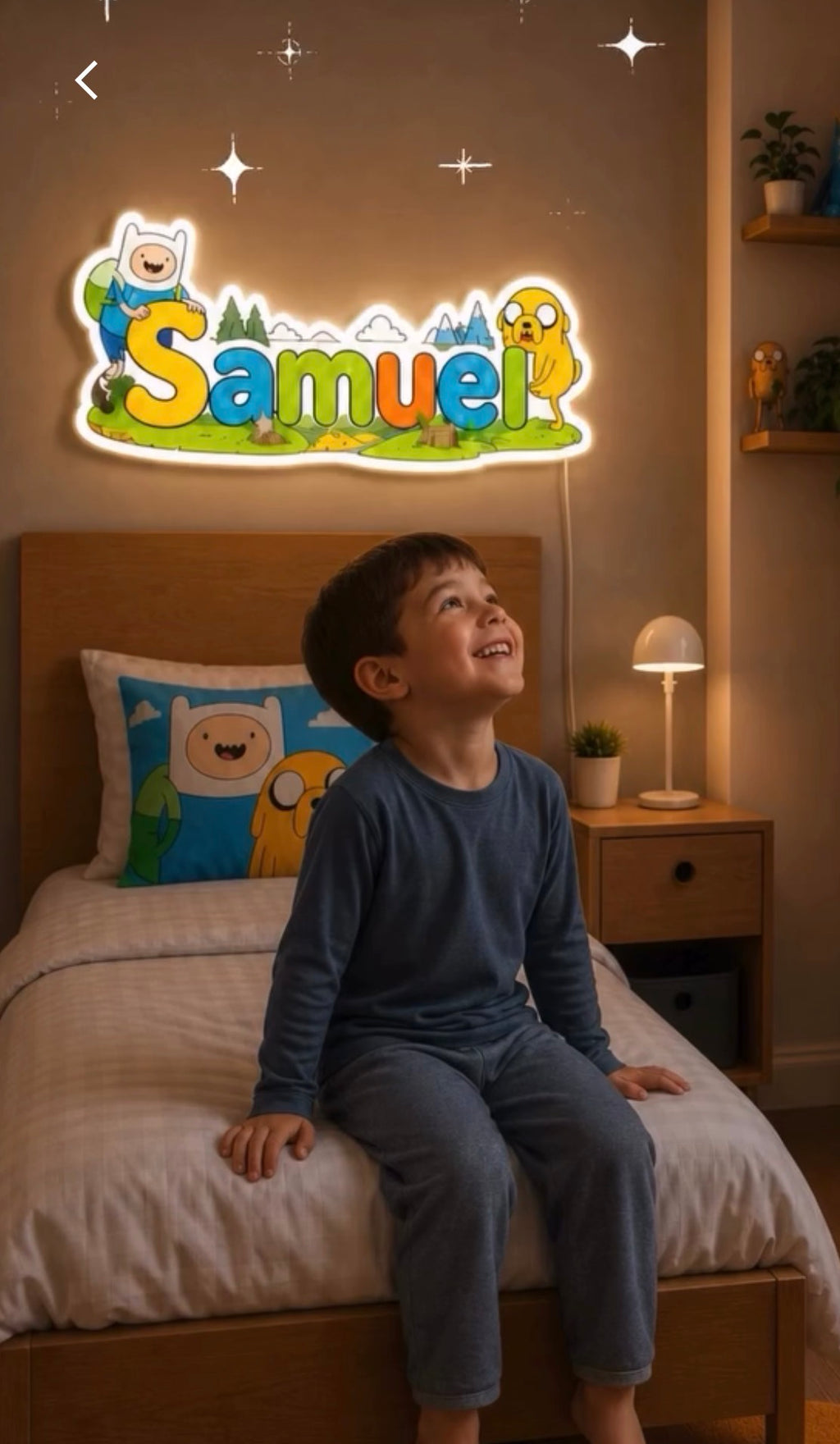 Lampara LED Personalizada con nombre
