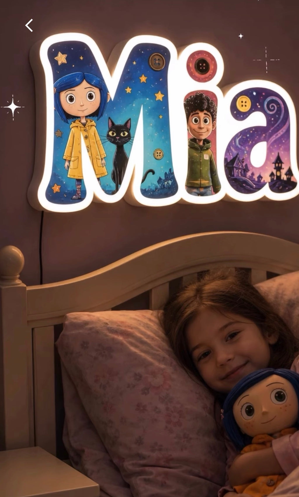 Lampara LED Personalizada con nombre